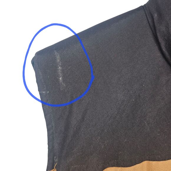 DULUTH TRADING Canvas Work Vest Men's Large Goose Down Insulated Utility Rugged - Picture 3 of 10